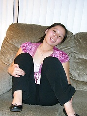 Asian College Student Strips And Spreads Apart Nude