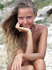 Alluring teen outside pictures