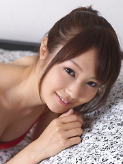 Misaki Nito Asian reveals big assets and hot behind in lingerie