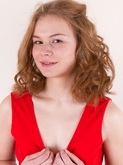 Hairy woman Ksenija loves her job